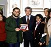Ad una premiazione con i giornalisti A.Giordano e N.Bianchi.